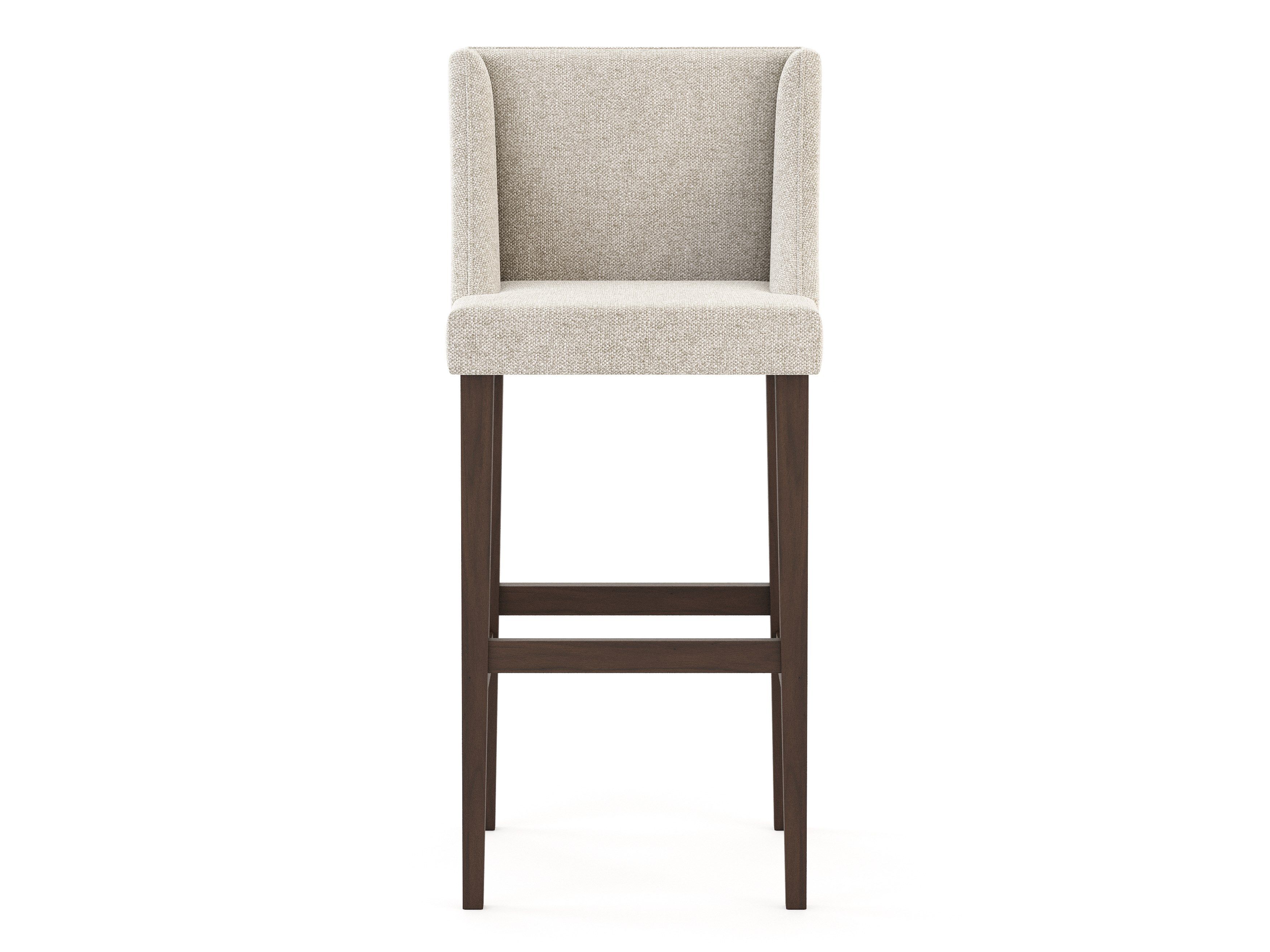 Высокий тканевый стул с подставкой для ног Stylish Club ARCH-00046289 - Вид №1