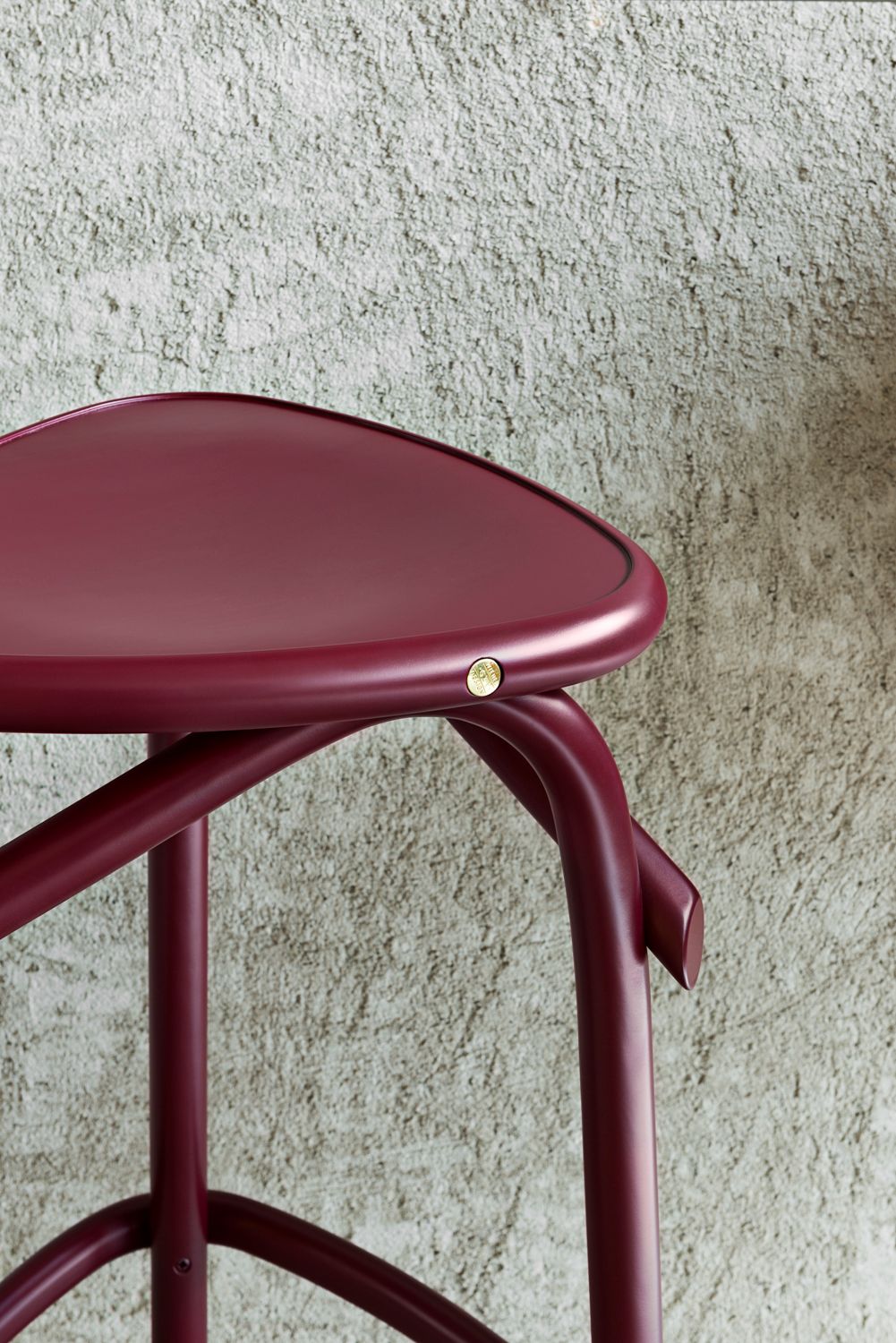 Высокий деревянный барный стул Wiener GTV Design TRIO ARCH-00072792 - Вид №1