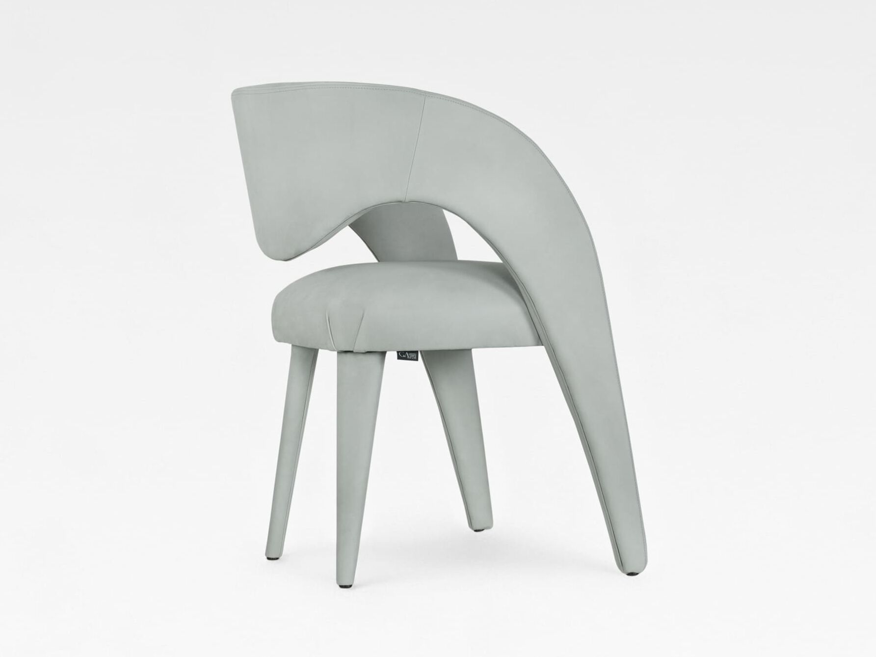 Кожаный мягкий стул с подлокотниками Greenapple Laurence ARCH-00115770 - Вид №1