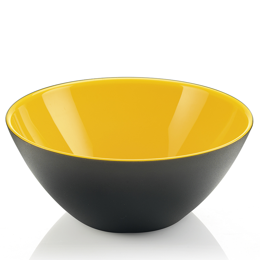 281420168 Салатница my fusion black 20 см желтая Guzzini 