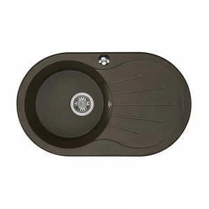 1A714032PA280 Мойка кухонная прямоугольная AQUATON Паола