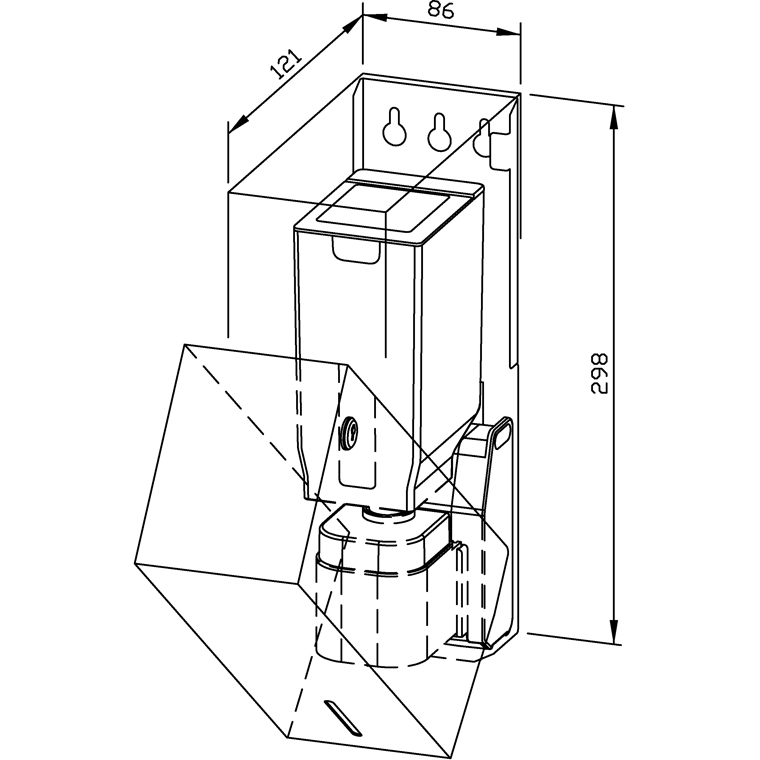 727308 Датчик-дозатор жидкого мыла WP102e-1 WAGNER_EWAR Wagner Ewar  - Вид №1