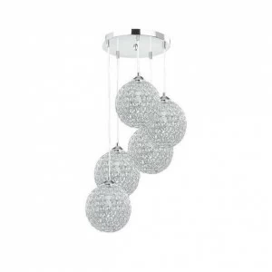 Дизайнерская подвесная люстра Spot Light Imperia 8220528 хром SPOT LIGHT ДИЗАЙНЕРСКИЕ, ШАР 108252 Хром