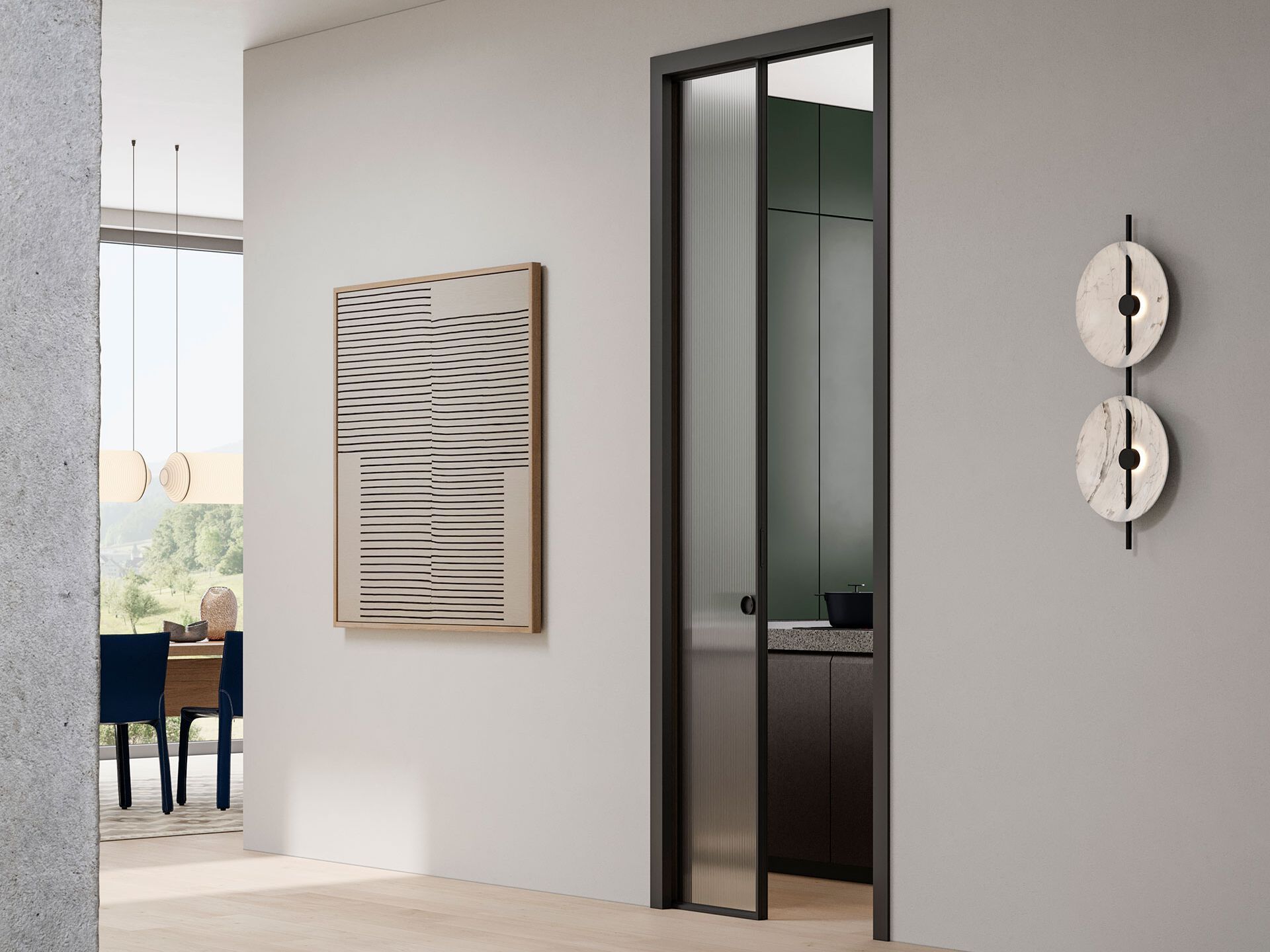 Раздвижные стеклянные двери Lualdi раздвижные и поворотные стеклянные системы ARCH-00065779