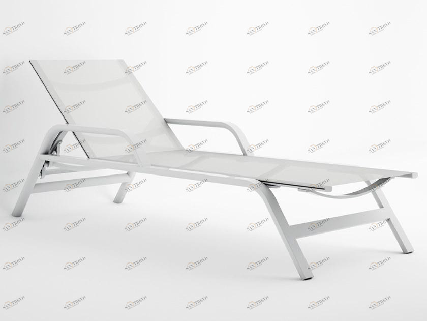 GANDIABLASCO Штабелируемый садовый кушетка из батилина с подлокотниками Stack sun-id-1407413