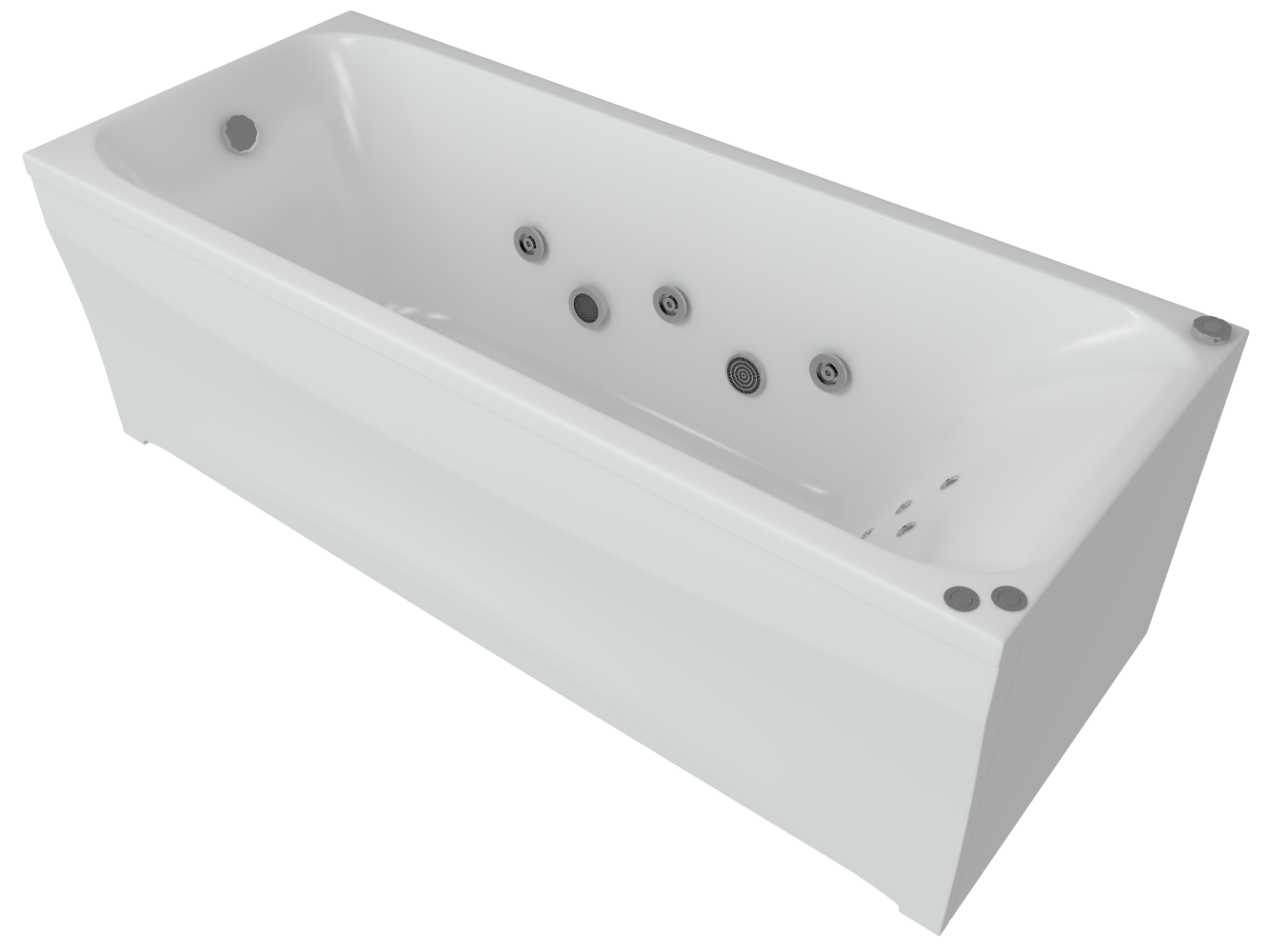 ALF170-0000062 Акриловая ванна акватек альфа 170 см (170х70 new) Акватек Альфа Santreyd - Вид №2