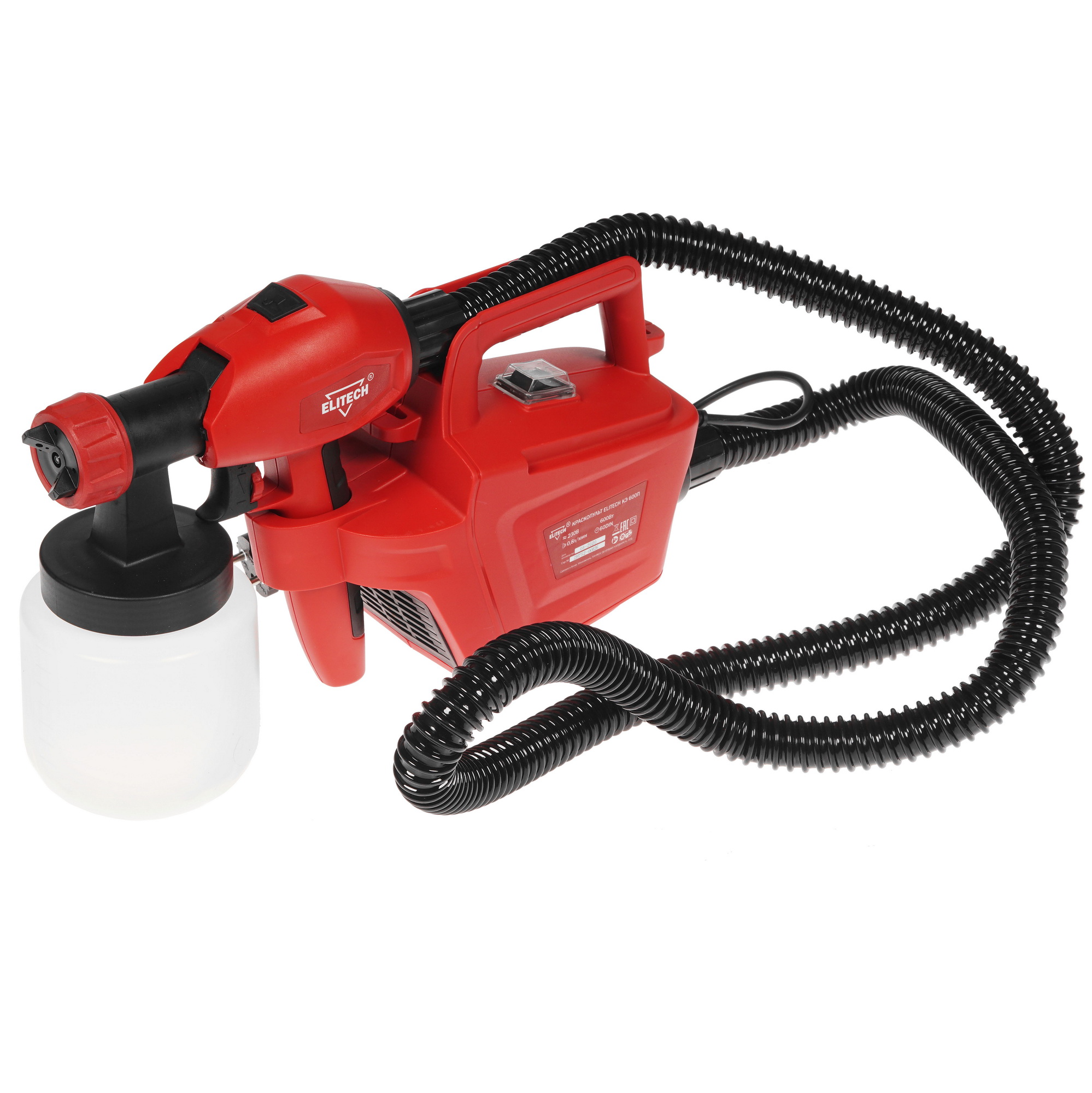 Краскопульт ELITECH КЭ 600П 8195563 STDN-0044541 - Вид №1