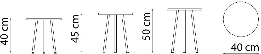 Vermobil Круглый металлический садовый столик Desiree sun-id-1474361 - Вид №9