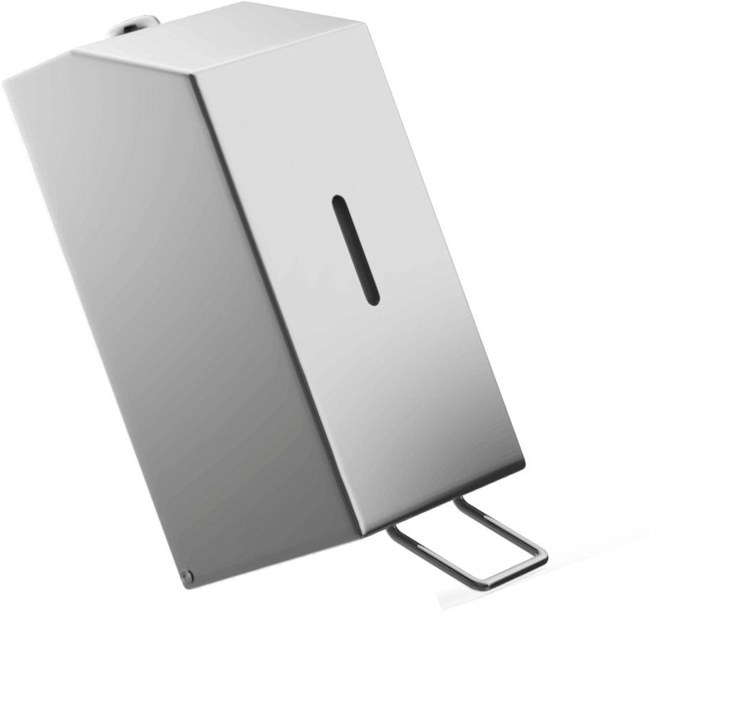 S200-S Настенный дозатор жидкого мыла из нержавеющей стали, емкость 650 мл