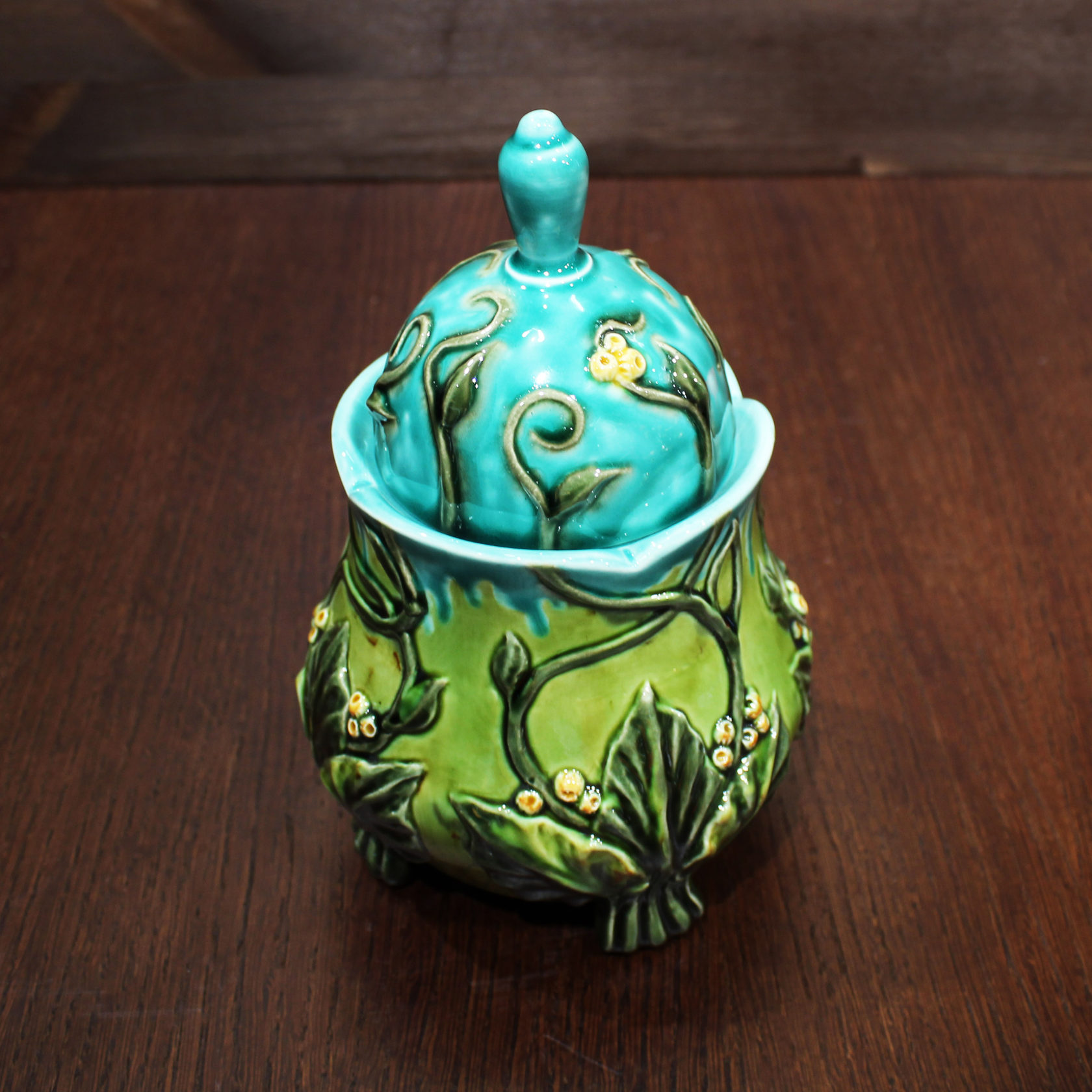 Сахарница «Летний луг» Голубой/Желтый PROVANSFAIENCE  - Вид №14