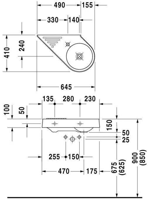 Duravit Раковины из керамики Architec 076465/076565 - Вид №4