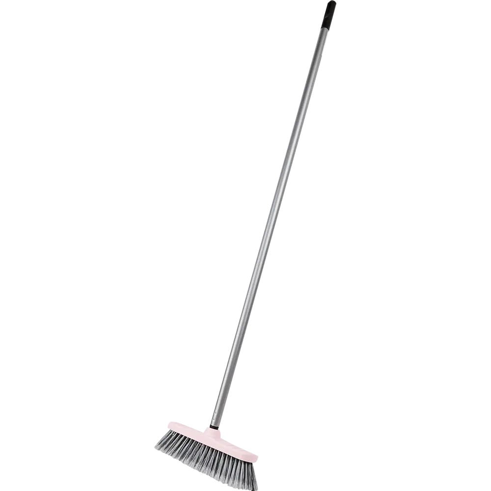 Щетка для пола с ручкой Inloran 110 см цвет розовый STLM-2179306