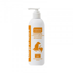 ПР0056803 Шампунь для собак и кошек укрепляющий с пергой и кератином 350мл ПЧЕЛОДАР