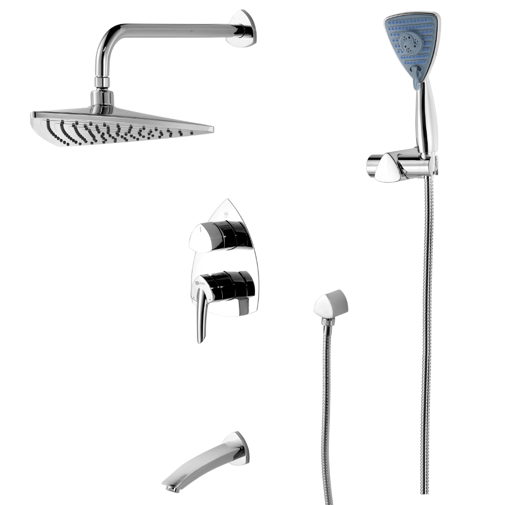 LM3522C Смеситель Mars для ванны и душа, встраиваемый LEMARK MARS - Вид №2