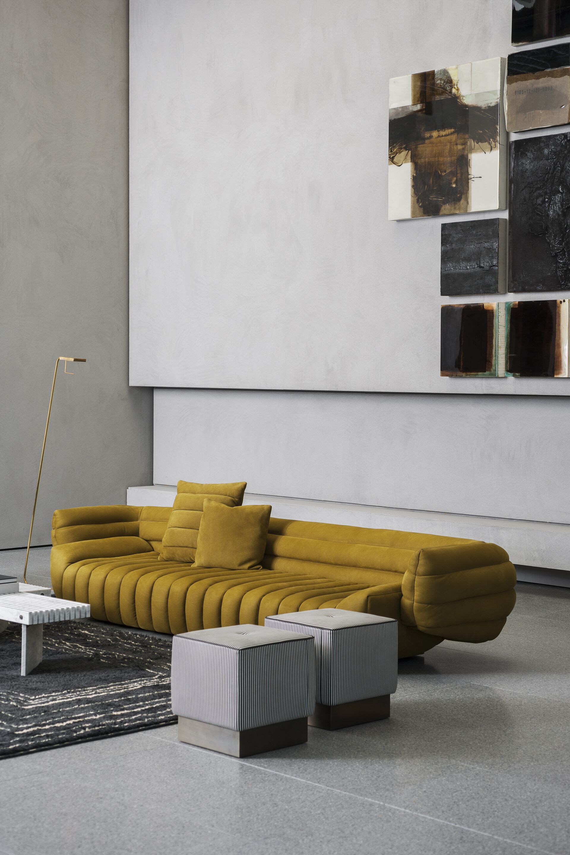 Кожаный квадратный пуф Baxter Anais ARCH-00054616 - Вид №2