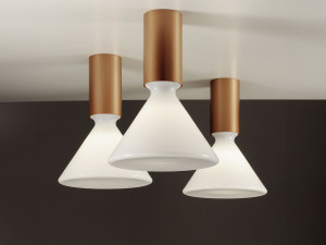 Выдувное стекло светодиодный потолочный светильник