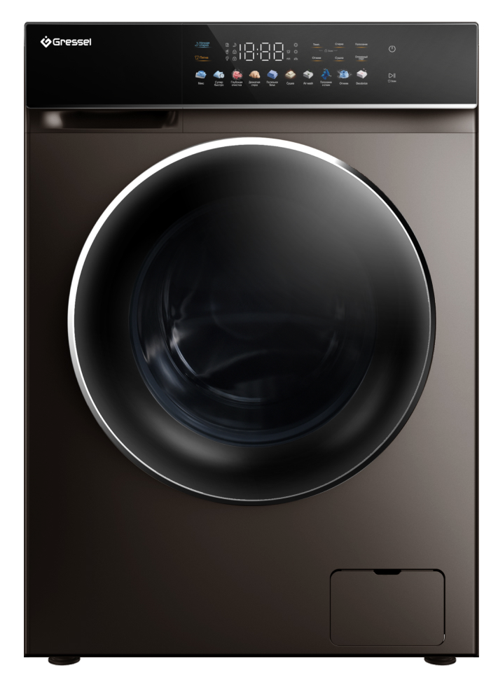 9256870 Стирально-сушильная машина Gressel RUBS77603 черный STDN-0115082