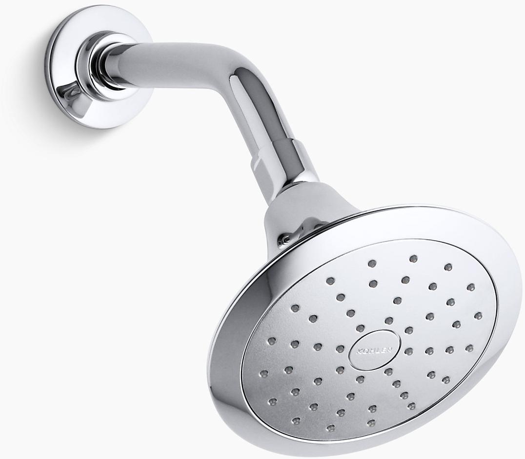 KOHLER Однофункциональная насадка для душа Forté 1,75 галлона в минуту с технологией всасывания воздуха Katalyst K-10327-G-BN  - Вид №1
