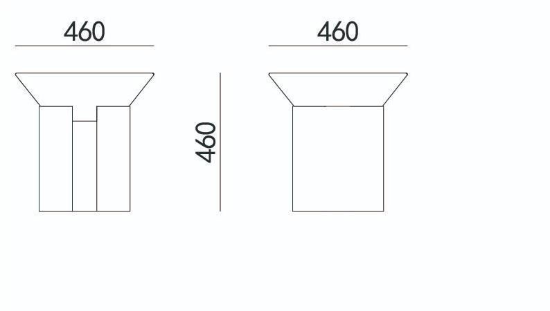 HC28 Cosmo Круглый мраморный журнальный столик для гостиной  42c009  - Вид №1