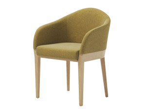 Тканевый стул с подлокотниками