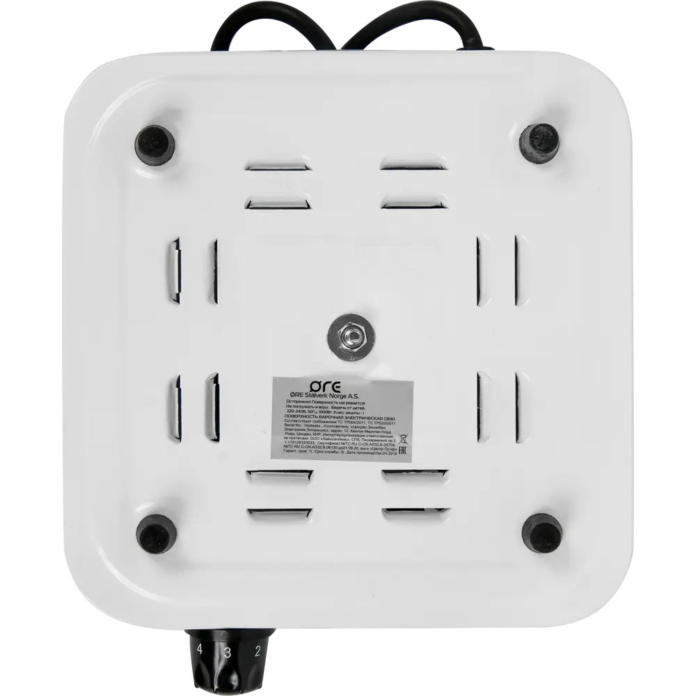 Плитка электрическая настольная ORE СВ30 21 см 1 конфорка цвет белый STLM-2000839 - Вид №6