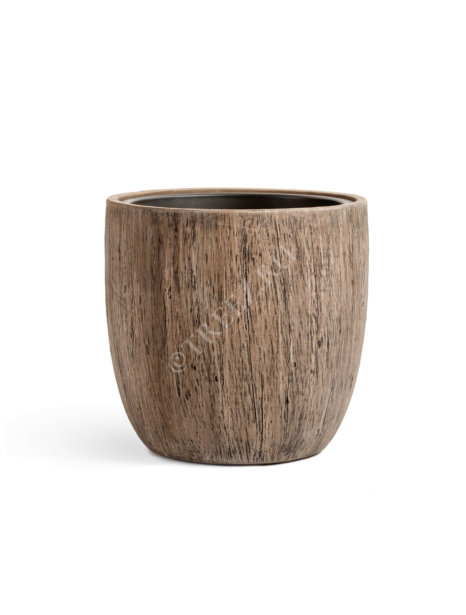 41.3317-03-012-WB-30 Кашпо  Effectory - серия Wood - Округлый конус - Светлый дуб Цветочная коллекция  - Вид №3