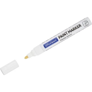 Маркер-краска OFFICE SPACE для точной разметки, белый 89387337