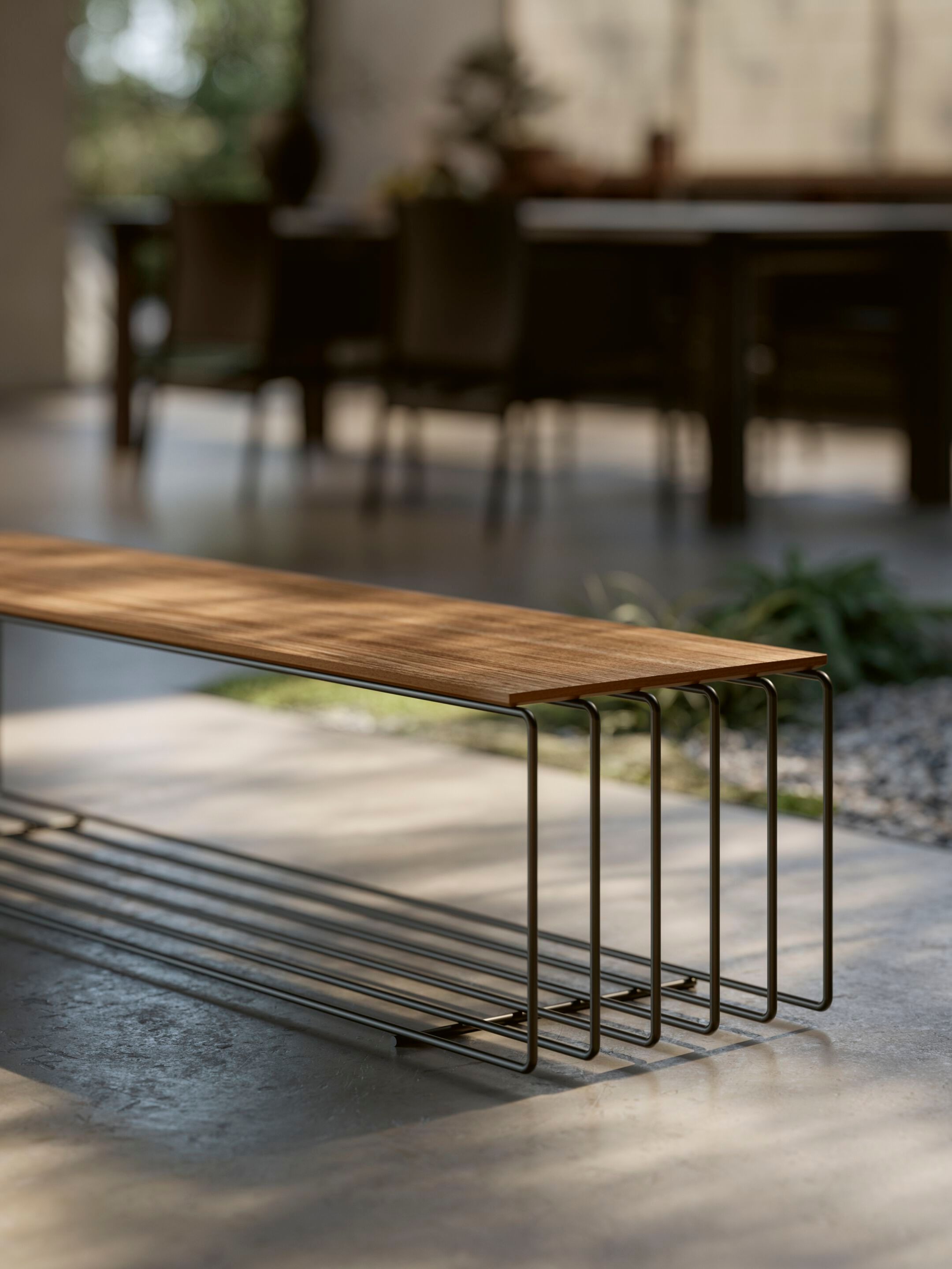 Деревянный прямоугольный журнальный столик Lema Fence ARCH-00112211 - Вид №4