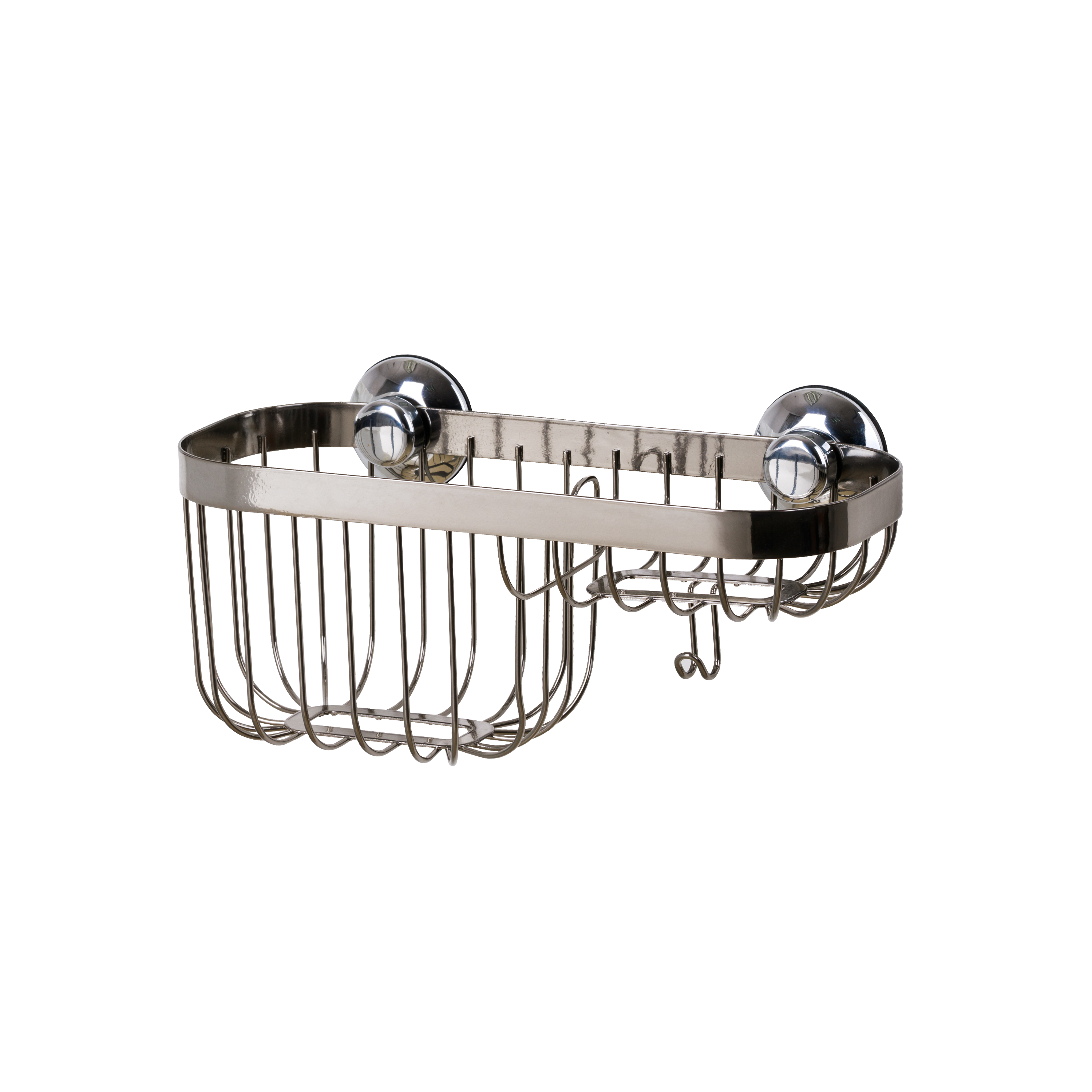 82667511 Полка с мыльницей на присосках цвет хром Neo STLM-0033378 SENSEA 