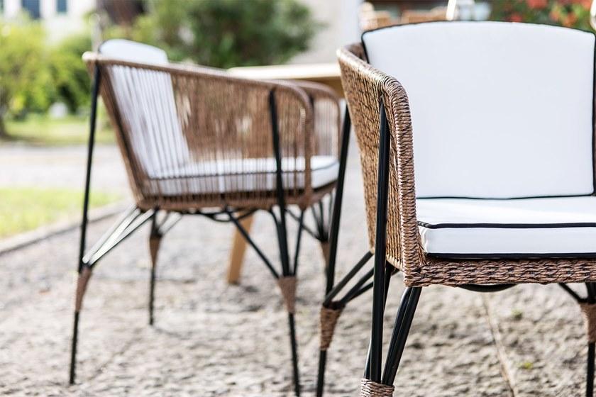 cbdesign Садовый стул из синтетического волокна с подлокотниками Lodz N068n1 - Вид №13