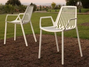 FAST Штабелируемый алюминиевый садовый стул с подлокотниками Omnia selection 850