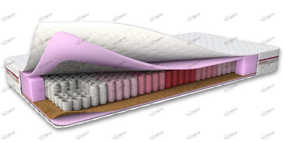 Матрас с независимым пружинным блоком 120x200 "Тритон 2" BELABEDDING  129370 Белый 