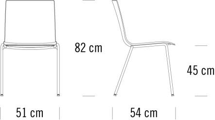 Thonet Штабелируемый стул из пластика S 160 sun-id-1459655 - Вид №1