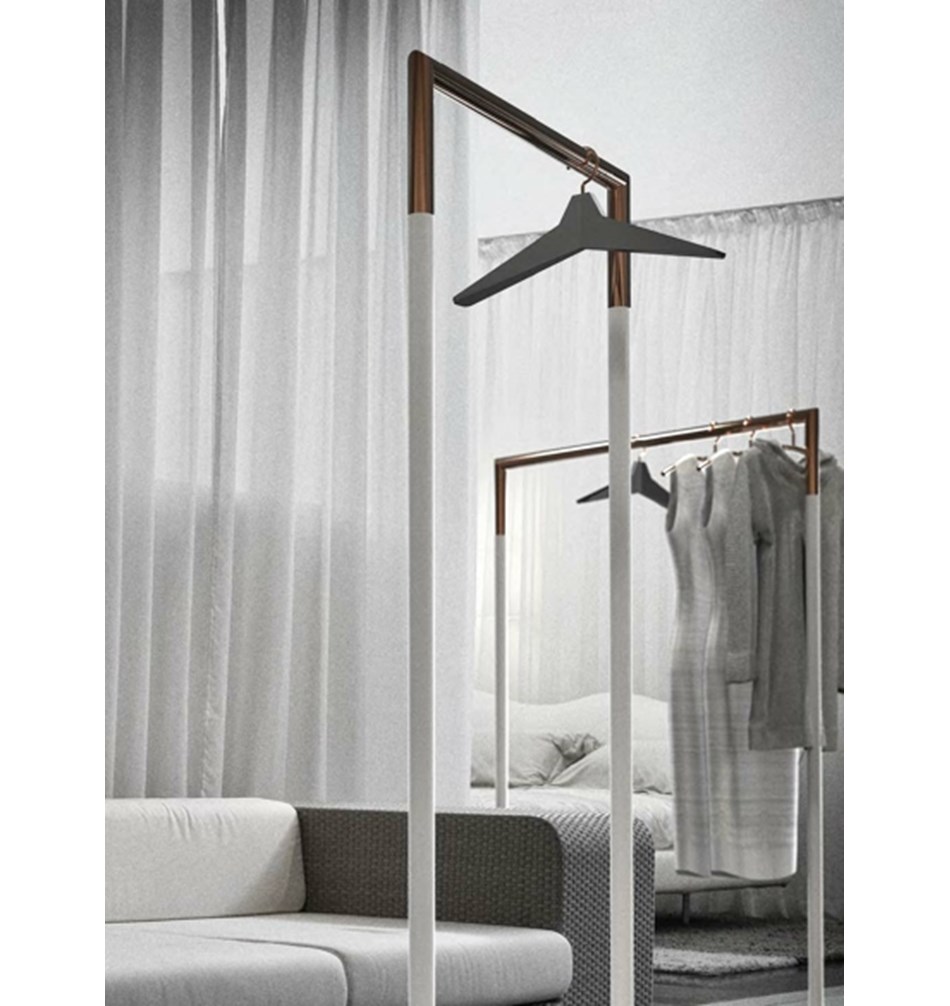 FROST Вешалка 4 » чёрная / медь Резина / нержавеющая сталь Черный / медь U3013-C  - Вид №1