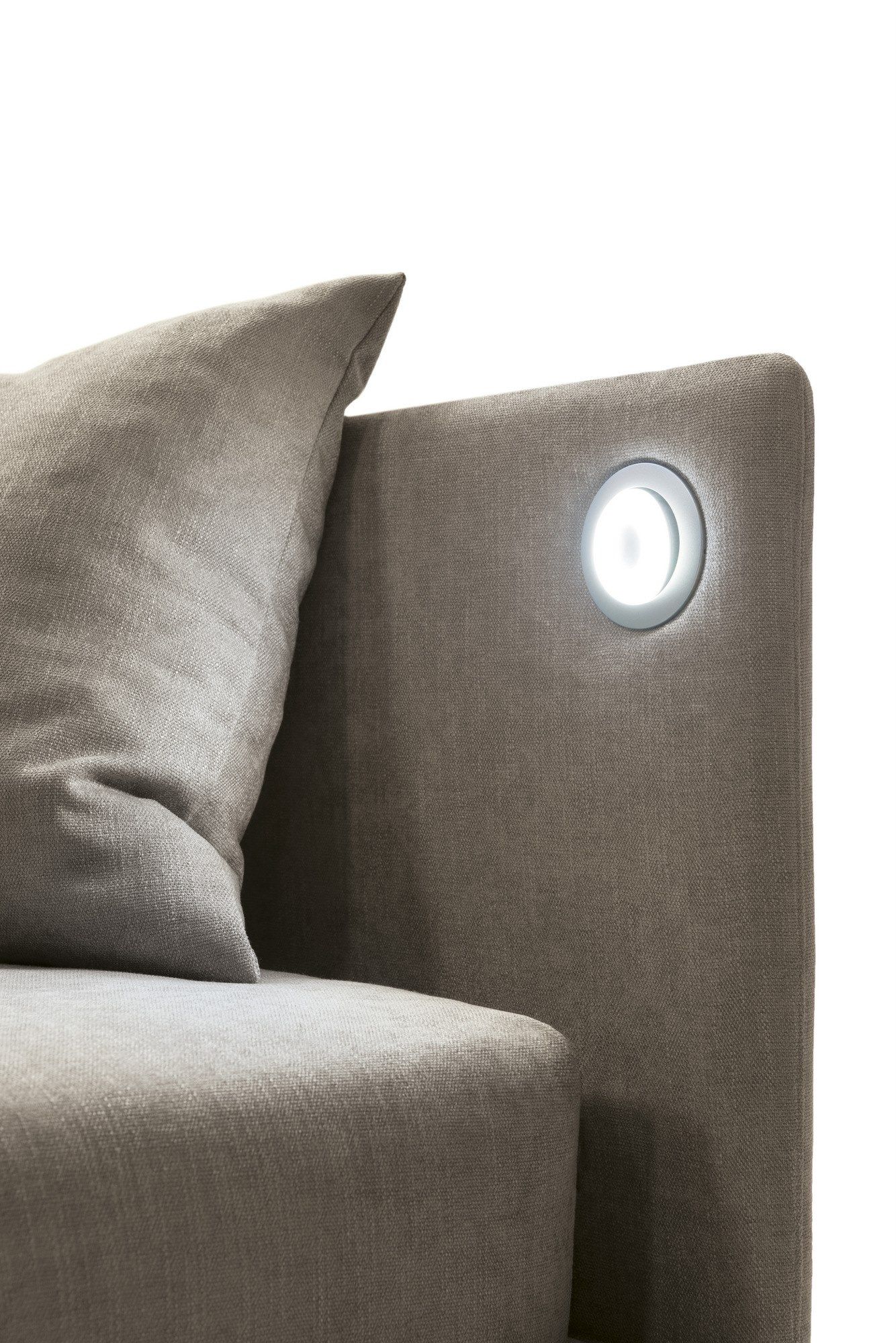 Угловая кровать с изголовьем и прямой боковой панелью Bolzan Line ARCH-00057892 - Вид №6