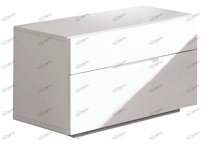 Тумбочка прикроватная белая Сasa ESF FIUME 043971 Белый 