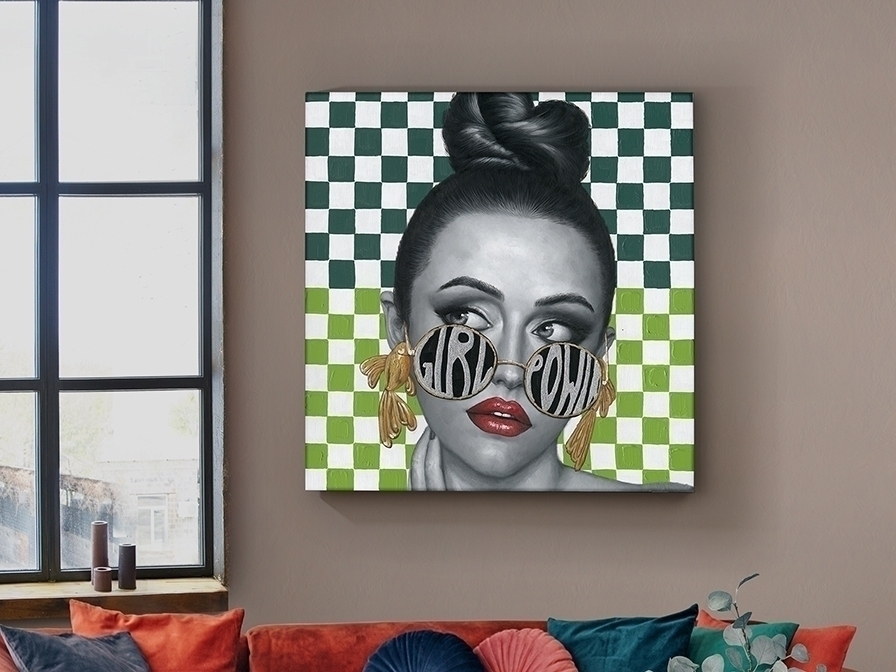 099083 Картина акрил 100x100 Schuller Girl Power  - Вид №1