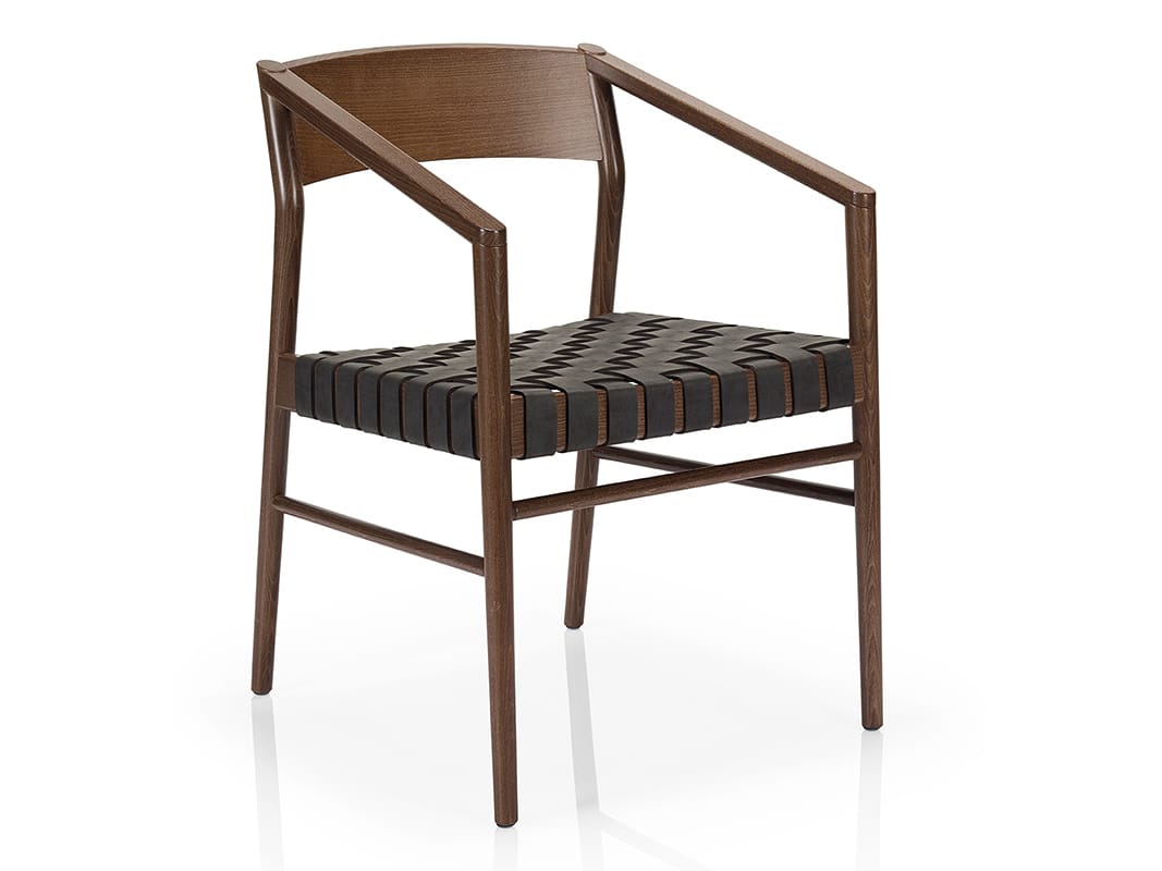 Стул из массива дерева с подлокотниками More Contract Leonor ARCH-00015408