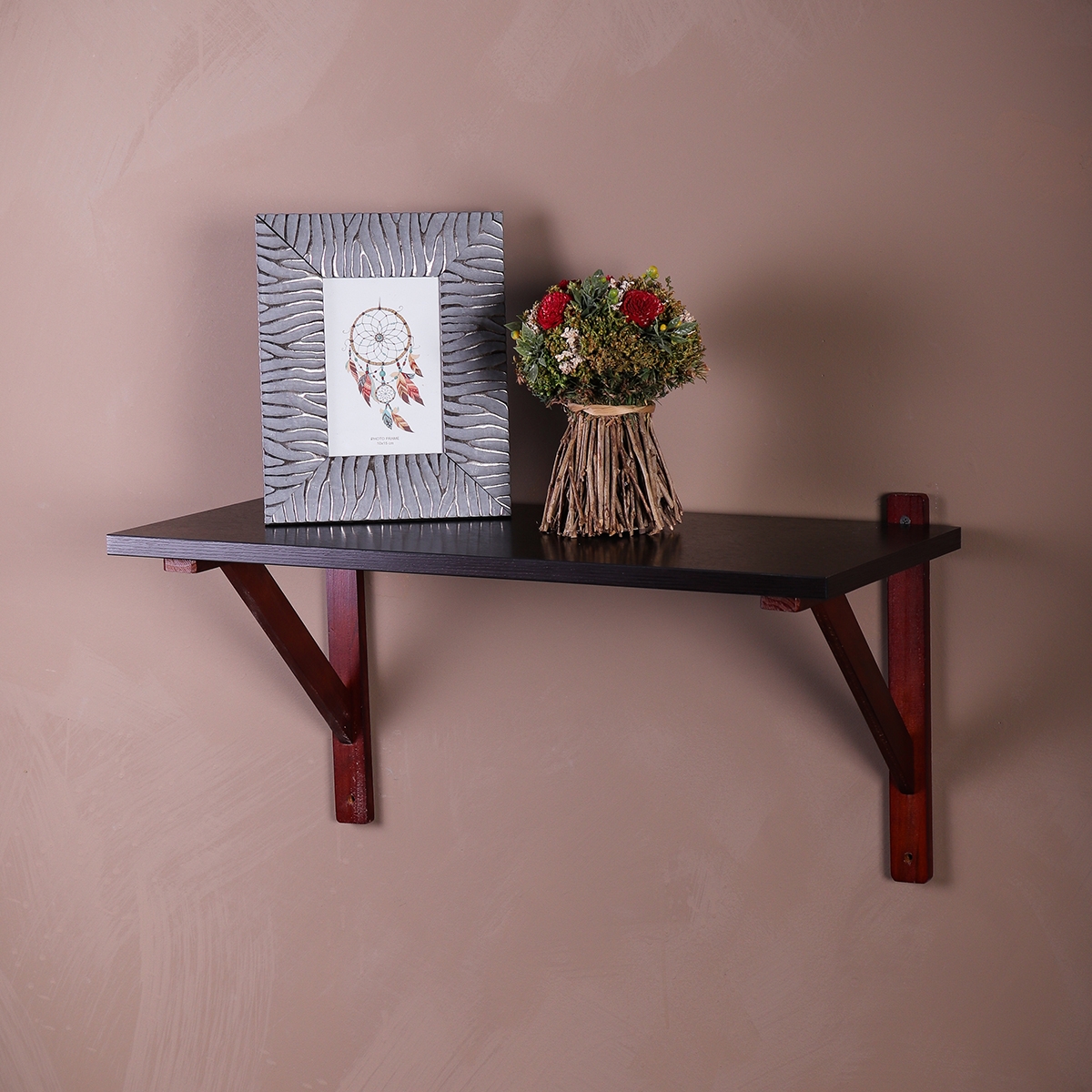 Кронштейн  Деревянный № 15, 250x300 мм, орех LJPS0116 Public Steel Россия  - Вид №4