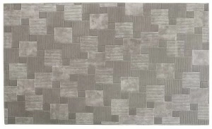 Shake Прямоугольный коврик ручной работы из шелка