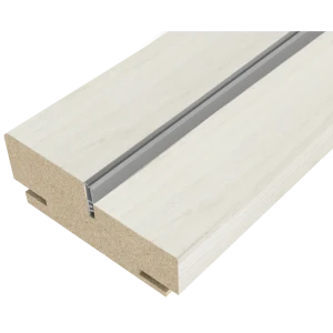 Дверная коробка телескопическая Нова 2070x70x28 мм ПВХ ламинация цвет ясень ривьера крем (комплект 3 шт.)