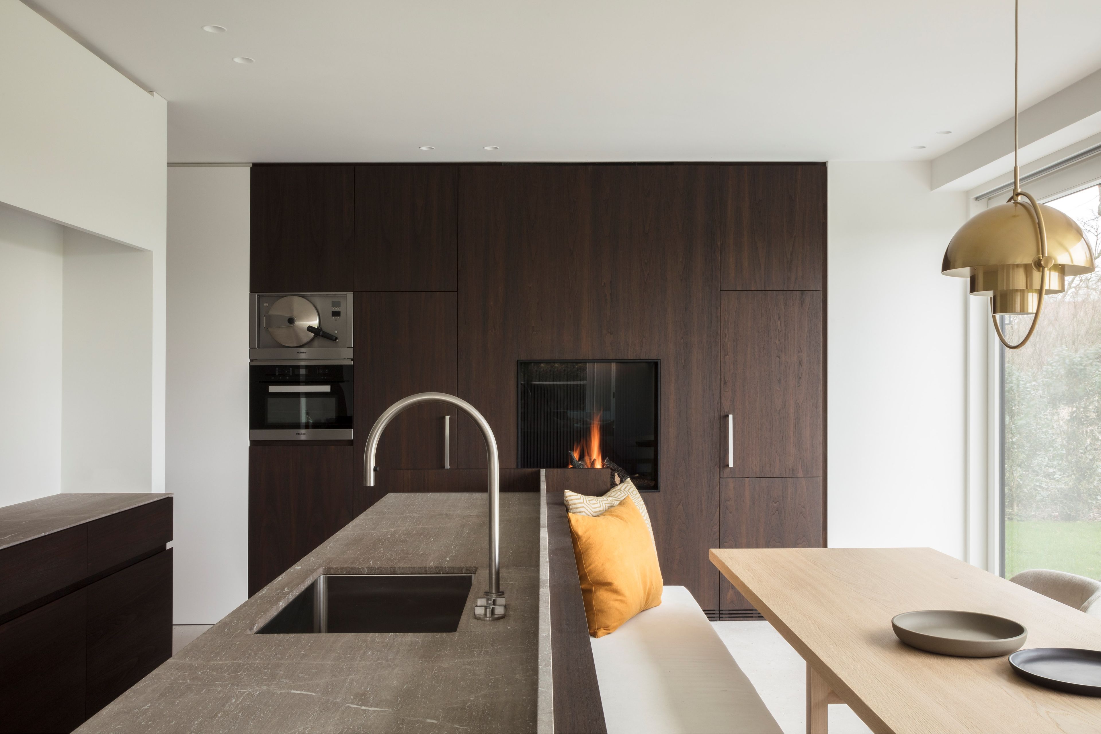 Газовый закрытый камин Metalfire ARCH-00070773 - Вид №1