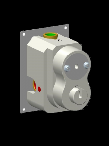 W21120/COV-CR CARIMALI Встраиваемый однорычажный двухходовой вертикальный смеситель