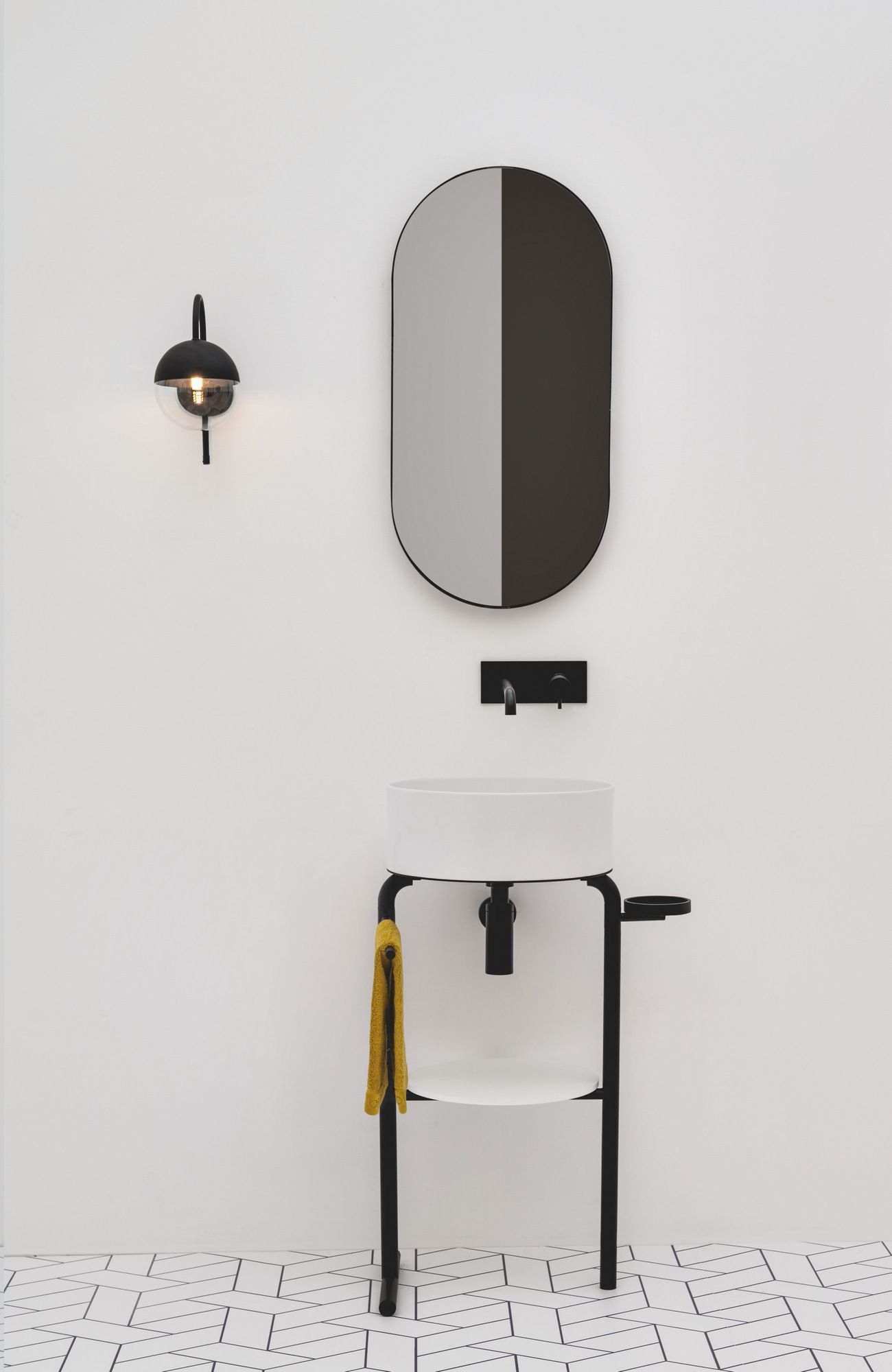 Напольная раковина из нержавеющей стали с держателем для полотенец Axa Mate ARCH-00078973 - Вид №2