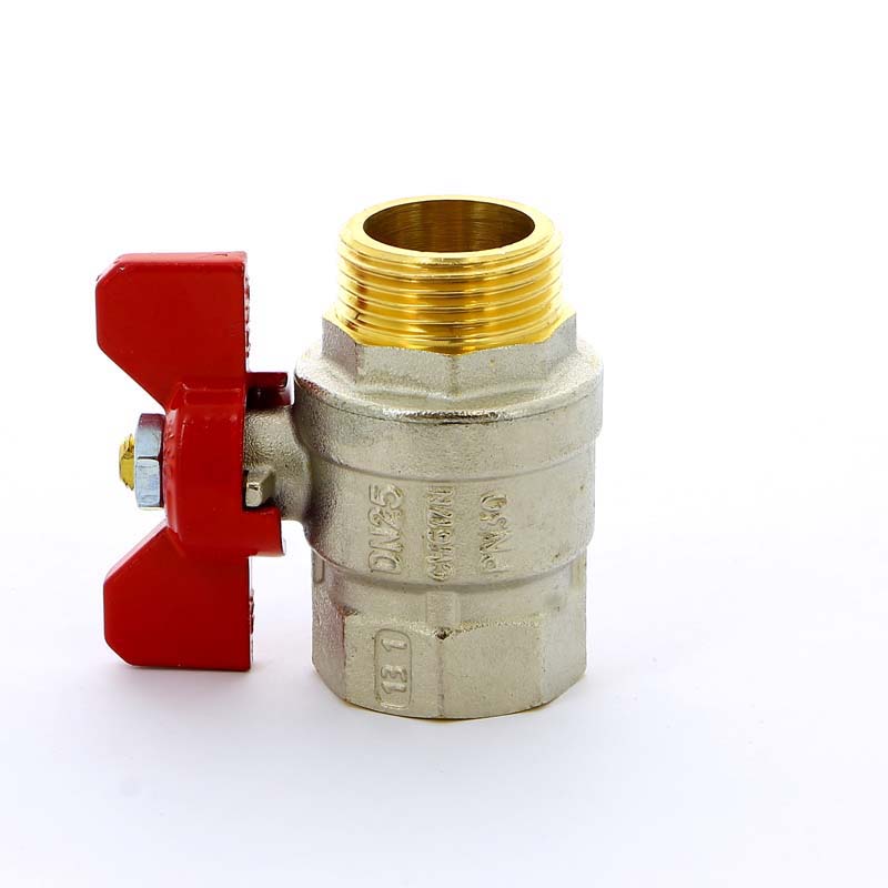 Кран шаровой НВ SCIROCCO бабочка TIEMME 1" 2310007 - Вид №3