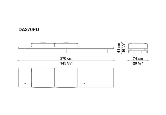 3-местный тканевый диван B&B Italia док ARCH-00033457 - Вид №184