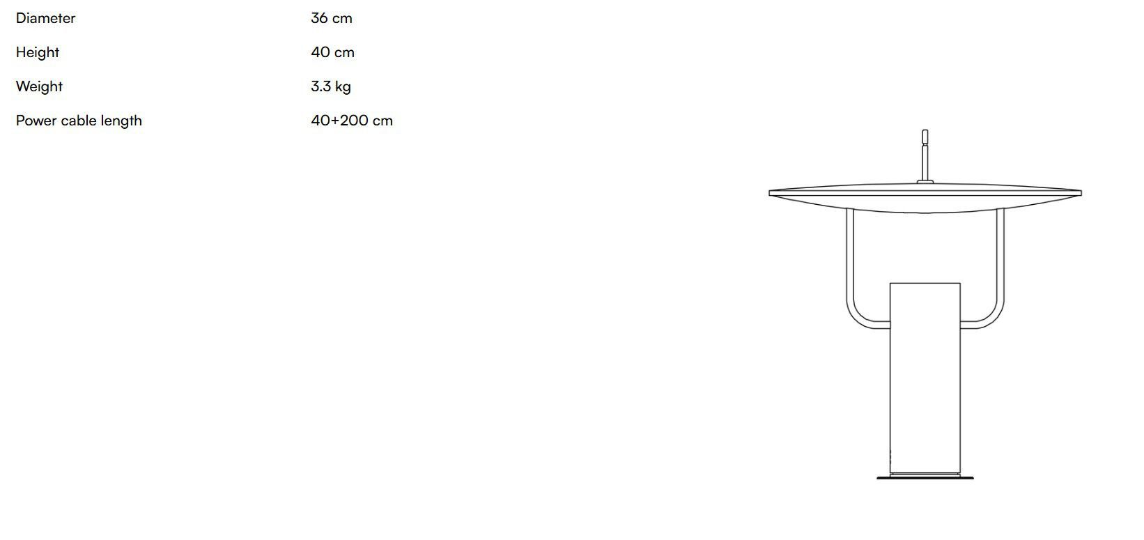 Регулируемая алюминиевая светодиодная настольная лампа с диммером Martinelli Luce TX1 ARCH-00105350 - Вид №5