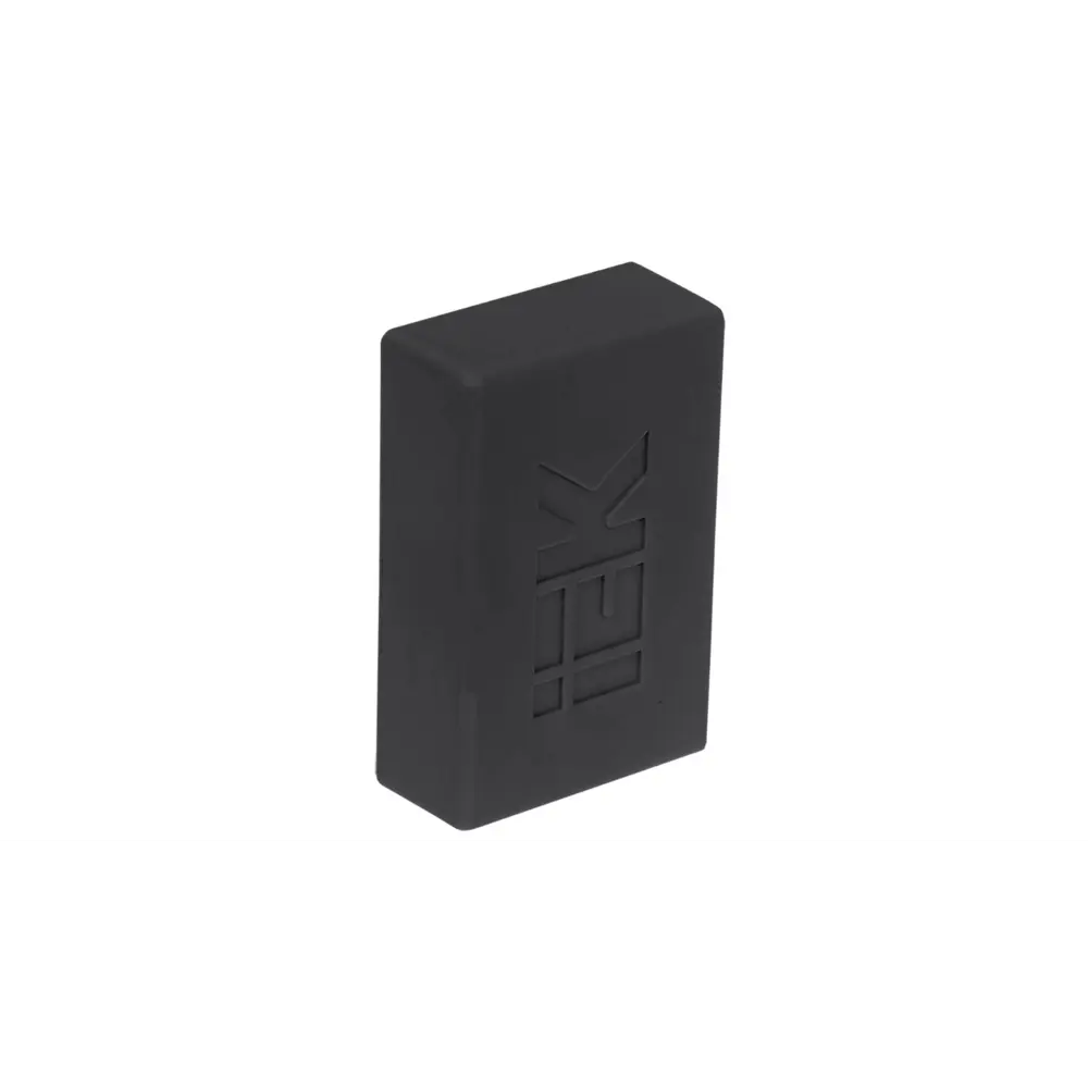 Заглушка КМЗ для кабель-канала IEK 60x40 мм цвет черный 4 шт. 89342045 STLM-2118293  - Вид №1