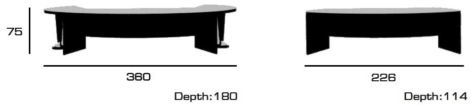 Tonino Lamborghini Casa Рабочий стол из лакированного дерева sun-id-1419158 - Вид №4