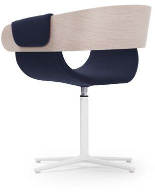 True Design Кресло вращающееся на 4 спицы с подлокотниками Kay Ka 1008 - Вид №5